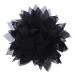 KABELIFE hair clip hair claw with flowers hair clip hair clip hair accessories women ladies girls (black)