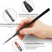 15PC Miniature Paint Brushes Set - Fine Detailing for Acrylics, Oils, Watercolors - Citadel Figurine Warhammer 40k - Black - Buy Online on GoSupps.com