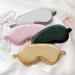 2 Pcs Imitation Silk Sleep Masks - Soft Night Sleeping Masks for Comfortable Travel & Meditation - Black & White Eye Covers for Men & Women - Buy Online on GoSupps.com
