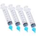 Portable Ear Irrigation Syringe Set - 4pcs Flared Head Soft Tip 20ml 30ml - Buy Online on GoSupps.com