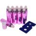 Buy 10pcs Pink 10ml Refillable Essential Oil Gemstone Roller Bottles - Rose Quartz | Free Bag Included - International Shipping Available - Buy Online on GoSupps.com