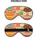 SSIMOO Doughnut Sleep Mask | Adjustable Breathable Eye Mask for Comfortable Sleep | Fashionable Black Design - Shop Now - Buy Online on GoSupps.com