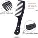 Sularpek Hair Comb Set 3 Pcs Wide Tooth Comb Carbon Fiber Hair Comb Set Heat Resistant Anti-static Comb Hairdressing Hair Styling Comb for Most Hair Types - Buy Online on GoSupps.com