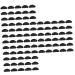 Gleavi glasses 45 pairs of spare pillows for glasses glasses chamber sunglasses bridge cushion Sunglasses-Re seal Anti-comfort-read sets nasal pads parts white made of silicone glasses blackx3st 1.5x0.7x0.2cmx3pcs