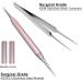 Nekoo Professional Facial Milia Removal Tool & Whitehead Extractor | High Grade Stainless Steel Double Ended Needle & Tweezers Kit for Blackhead & Acne Removal (S512IN-P) - Buy Online on GoSupps.com