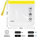 ECOHUB Airport Security Liquids Bags EVA Airport Liquid Bag 20 x 20cm Airline Approved Clear Travel Toiletry Bag for Women Men Zip Lock Bags with Strap for Travel (2 pcs Yellow) Yellow With Carrying Handle - Buy Online on GoSupps.com