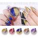 Shogpon Nail Glitter - Super Glossy Mirror Chrome Powder for Manicure & Nail Art - Gold & Silver Sparkle | Premium Glitter Decoration - Buy Online on GoSupps.com