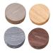 Goohochy accessories 1 set contact lens container Cleaning case eye contact Colored lentils Mirror film Local storage set holder for eye care set wooden bracket suite tweezers coffee 7.5x7.5cm