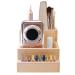 Wooden Nail Drill Bits Holder Organizer - 10 Holes Rectangle Box for Manicure Tools in Home or Salon - Buy Online on GoSupps.com