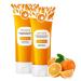 2 pi ces Gel exfoliant naturel exfoliant doux gentle exfoliating orange gel pour le visage pour le visage pour un nettoyage en profondeur Gel gommant claircissant