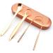 WILsem Stainless Steel Tongue Scraper - Fresh Breath Tongue Cleaner Brush with Travel Box - Set of 3 - Ideal for Home & Travel - Buy Online on GoSupps.com