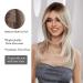 Oefei Ombre Ashblond Wig - 21 Long Straight Layered Synthetic Hair Heat-Resistant Wigs for Women - Perfect for Daily Wear & Cosplay - Buy Online on GoSupps.com