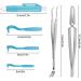 Surmounty Tick Removal Set - 6Pcs Stainless Steel Tick Tweezers & Plastic Hooks for Humans & Dogs - Complete Tick Remover Kit with 3 Sizes - Buy Online on GoSupps.com
