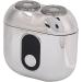 Mini Electric Beard Cutter Small Dual Head Mini Electronic Beard Cutter Portable Electroplated Silver TXD02 for Man for Home - Buy Online on GoSupps.com