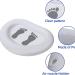 fanelod Inflatable Foot Bath for Pool | Portable Pool Feet Washer | White Inflatable Basin with Pump Foot Soaking Bath Basin for Swimming Pool Clean Feet - Buy Online on GoSupps.com