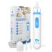Baby Nasal Aspirator  Bellababy Baby Nose Sucker  Baby Booger/ Snot Remover with 3 Suction Levels  2 Tips and Light Soothing Function  Rechargeable  Mute  Anti-Backflow  with Carrying Bag (Dark Blue)