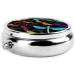Cute Dragonfly Round Pill Box | 3 Compartment Mini Travel Medicine Organizer | Decorative Pocket Purse for Vitamins & Tablets - Buy Online on GoSupps.com