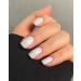 Vishine Neutral Gel Nail Polish 16ml Frosted White Milky Jelly Gel Polish Translucent Color Nail Gel Soak Off UV LED Nail Lamp Jelly Sheer Gel Polish Nail Art Gel 0.54Oz E020 Frosted White-16ml