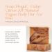 All Natural Cedar Citrus Bar Soap for Men - Organic Coconut Oil Zero Grit 4.7oz - Perfect Gift for Husband Dad Brother Boyfriend - Buy Online on GoSupps.com