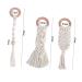 Vicasky 3 Pcs Handwoven Cotton Rope Dental Care Toys - Bitter Cotton Bite Sticks & Rings for Toddlers | Safe Handmade Beech Teething Relief - Buy Online on GoSupps.com