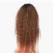 SHIYID Synthetic Lace Front Wig - Brown Afro Kinky Curly Wig for Black Women | International Shipping - Buy Online on GoSupps.com