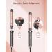Wavytalk 5 in 1 Curling Iron Set with Interchangeable Ceramic Wand - Dual Voltage Hair Curler with Instant Heat Up - Buy Online on GoSupps.com