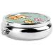 Buy Kitten Butterfly Round Pill Box - 3 Compartment Organizer for Travel | Portable Purse & Pocket Pill Storage - Buy Online on GoSupps.com