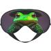Cute Frog Print Eye Mask | Soft Sleeping Eye Cover for Travel & Naps | Unisex Black Eyeshade - Buy Online on GoSupps.com