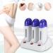 Hurrise Electric Wacherhitzer - WachSerhitzer Roll on roll -on wax device for arm foot leg armpit and bikini wax warm for accessories smooth skin (#3)