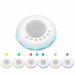 Apvrosiait Mini White Noise Machine with 28 Soothing Natural Sounds Suitable for Infants Children and Adults As a Sleep Aid (Color : With lights)