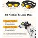 Buy Lewondr Dog Sunglasses - UV Protection Windproof Waterproof Adjustable Straps & Cushions for Medium & Large Dogs - Buy Online on GoSupps.com