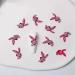 3D Gun Nail Charms 22PCS - Gold, Silver, Pink Alloy Rabbit Rhinestone Nail Art Decorations - Buy Online on GoSupps.com