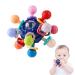 Bite ring for babies sensorism Beißring ball gripping ball for babies to grasp and chewing rattles baby ball baby teeth toys bite ring ball sensors for babies 3 6 9 12 months blue