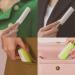 Travel-Ready Green Lint Roller | 90 Sheets + 2 Refill Rolls | Essential Handbag Accessory for Pet Hair Removal - Buy Online on GoSupps.com