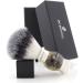 Jag Shaving Razor brush - synthetic shaving brush with silver tip - Jag's Lee Range - Green Horn Imitation - Razor brush - to match your razor planer