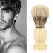 Gientan Shaving Brush for Men | Wooden Handle Facial Hair Shaving Tool | Premium Cosmetic Tool - International Shipping Available - Buy Online on GoSupps.com