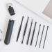 7Pcs Ear Pick Earwax Removal Kit - Portable Double-head Wax Remover Set - Black - Buy Online on GoSupps.com