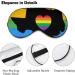 Texas LGBT Gay Pride Sleep Mask - Adjustable Eye Cover for Sleeping and Travel - Men and Women - Buy Online on GoSupps.com