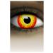 FXCONTACTS Colored Contact Lenses Halloween yellow red HORROR CLOWN 2 pieces (1 pair) Without prescription
