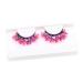 False Eyelashes 3D Glitter Eyelashes Shiny Dramatic Fake Eyelashes Long Dense Color Eyelashes with Sequins Fluorescent Eyelashes Suitable for Prom Stage Holiday Eye Makeup Cosplay Props Q-03
