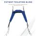 Patient Lifter Heavy Duty Transfer Belt Hoist Toileting Sling Divided Leg Reusable Shower Sling Universal Handicap Lift Commode Sling with Four Point Support Tranfer Sling Blue S - Buy Online on GoSupps.com