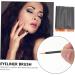 DRESSOOS 100pcs Disposable Eyeliner Brush Facial Tools Eye Makeup Lip Black Artificial Fiber - Buy Online on GoSupps.com
