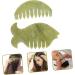 Plafope 2-Piece Jade Gua Sha & Massage Comb Set - Face & Scalp Massagers for Relaxation & Skin Care - Buy Online on GoSupps.com