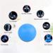 WOVTE Silicone Massage Lacrosse Ball for Deep Tissue Relief - Blue - Buy Online on GoSupps.com