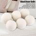 Wool Dryer Balls 6Pcs Natural Wool Dryer Balls Water Absorption Eliminates Static Laundry Drying Replacement to Shorten Drying Time Reduce Wrinkles and Static Cling - Buy Online on GoSupps.com