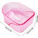Disqueur en poudre de trempette - Nail trempage du plat de manucure de soins de retrait de | Bol de manucure de salon domicile solide r utilisable et forte bac trempage transparent Pink - Buy Online on GoSupps.com