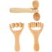 3PC Wood Massage Tools Set - Handheld Scooter for Full Body Muscle Relief | Waist Leg & Hand Massage Devices - Buy Online on GoSupps.com