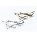 Oopsu 6pcs Minimalist Dainty Gold Silver Hair Clips - Metal Branches Hair Accessories - Buy Online on GoSupps.com