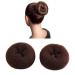 CLOTHOBEAUTY 2 pieces Large Size Hair Bun Donut Maker, Ring Style Bun, Women Chignon Hair Donut Buns Maker,Hair Doughnut Shaper Hair Bun maker (3.5 inches, Brown) 3.5'' Brown