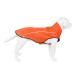 Mile High Life Hundersmantel adjustable waterproof pet clothing light rain jacket with reflective strip Easy entry -level closure (m orange) medium orange